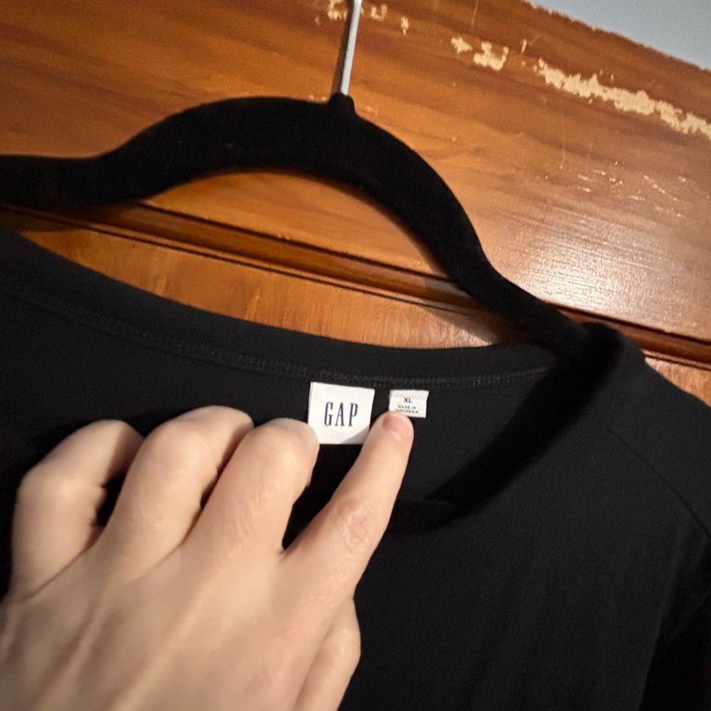 Gap Black Ruched Dress - Picture 3 of 3